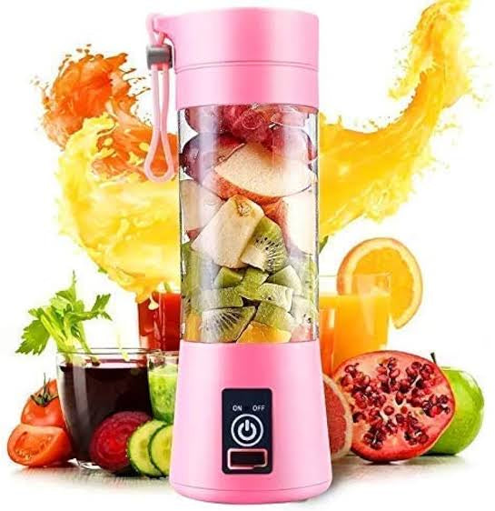 6 Blades Mini Usb Rechargeable Juicer