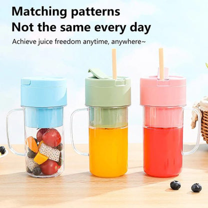 Portable Mini Juicer Blender With Straw Cup