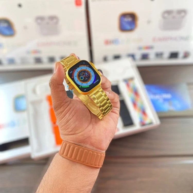 i20 Ultra Suit Smartwatch + AirPods