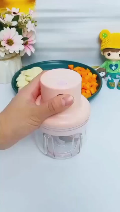 Mini Grinder Food Chopper - Usb Rechargeable