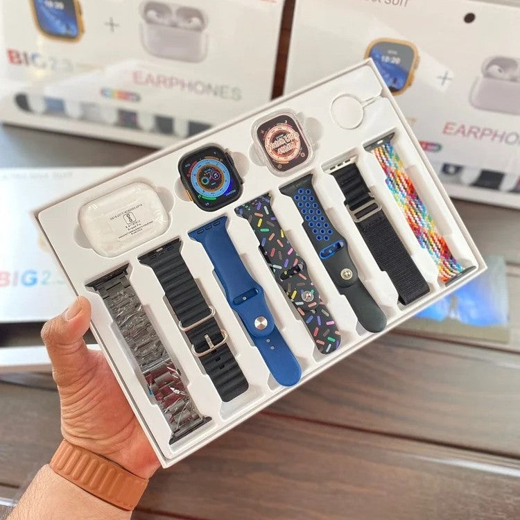 i20 Ultra Suit Smartwatch + AirPods